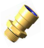 [AL90108010] Raufoss ABC Newline Push In Coupling M10x1 Thread x 8mm Hose