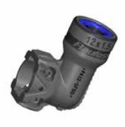 [AL90306004] Raufoss ABC Integral Push In 90 Deg Elbow Coupling M6x1 Small