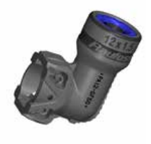 [AL90316006] Raufoss ABC Integral Push In 90 Deg Elbow Coupling M16x2 Heavy Duty