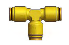 [ALDQ64DOT532] Push In Dot Tee Joiner Quick Release 5/32 Hose