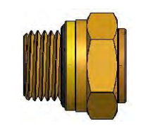 [ALNPF105M12M12] Push In Coupling Quick Release M12 Hose M12x1.5 Thread