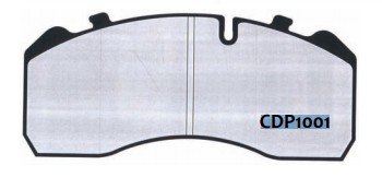 [CDP1001] Disc Brake Pad BPW MAN MERC Iveco