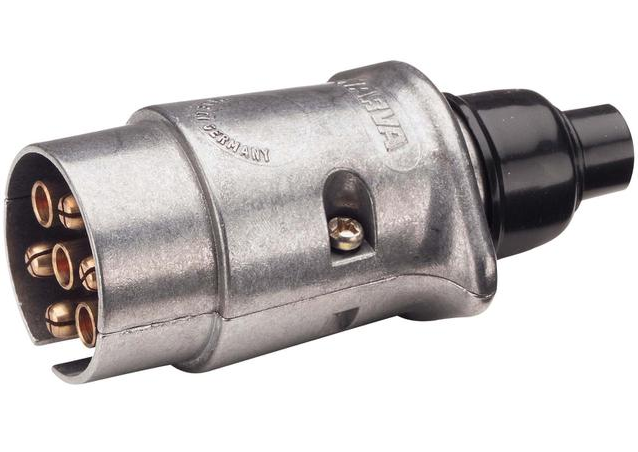 [TRL82161BL] 7 Pin Trailer Plug Male