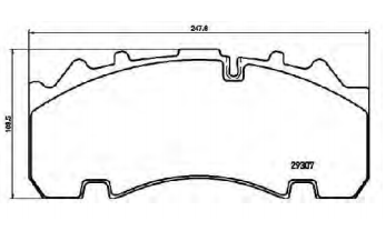 [VL21496551] Disc Pads Ventilated  - 1