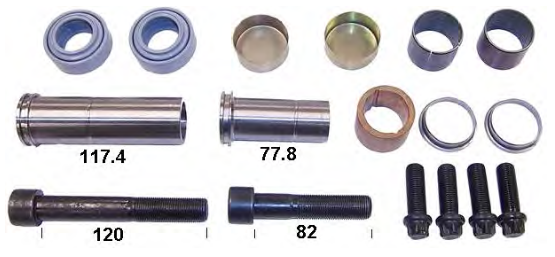 [VL85109890] Caliper Repair Guide & Bush Kit Meritor LM Elsa 195